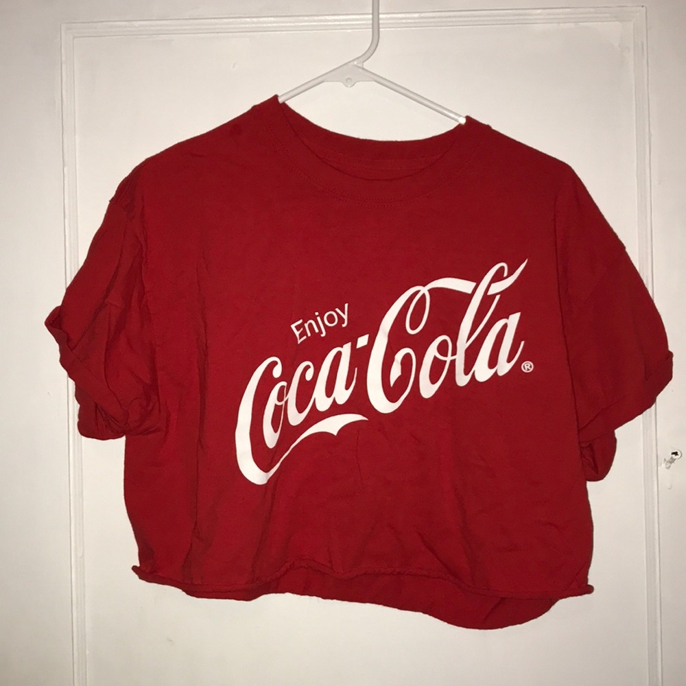 COCA- COLA CROP TOP SIZE LARGE/MEDIUM